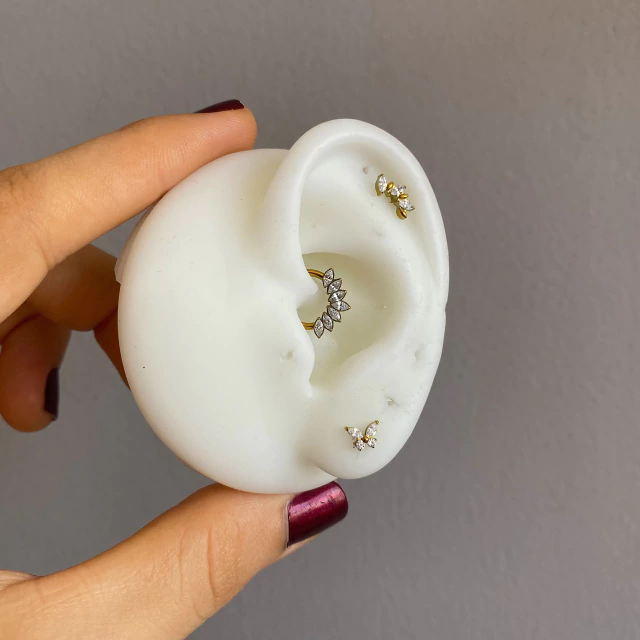 Set de piercings en titanio Olive – Kalon