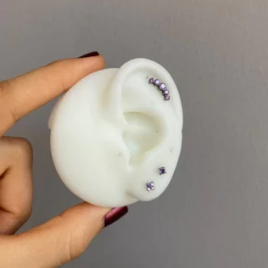 Set de piercings en titanio Purpura – Kalon