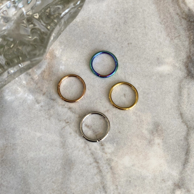 Aro clicker Acero 18g