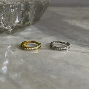 Cliker Ziva Titanio, joyería para piercings de Kalon
