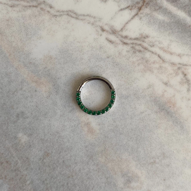 Aro clicker con circonitas - Image 7