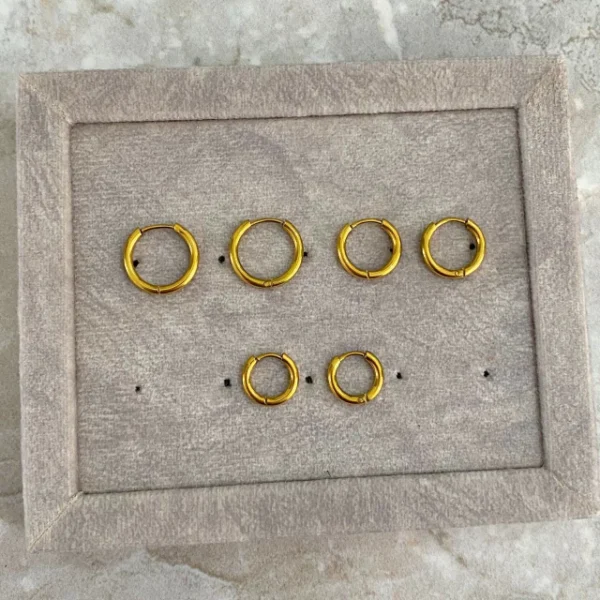 Lisa Hoops, joyería Kalon para piercing de lóbulo