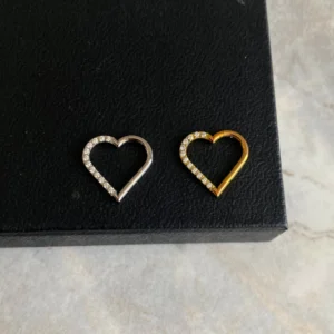 Clicker de Corazón con circon