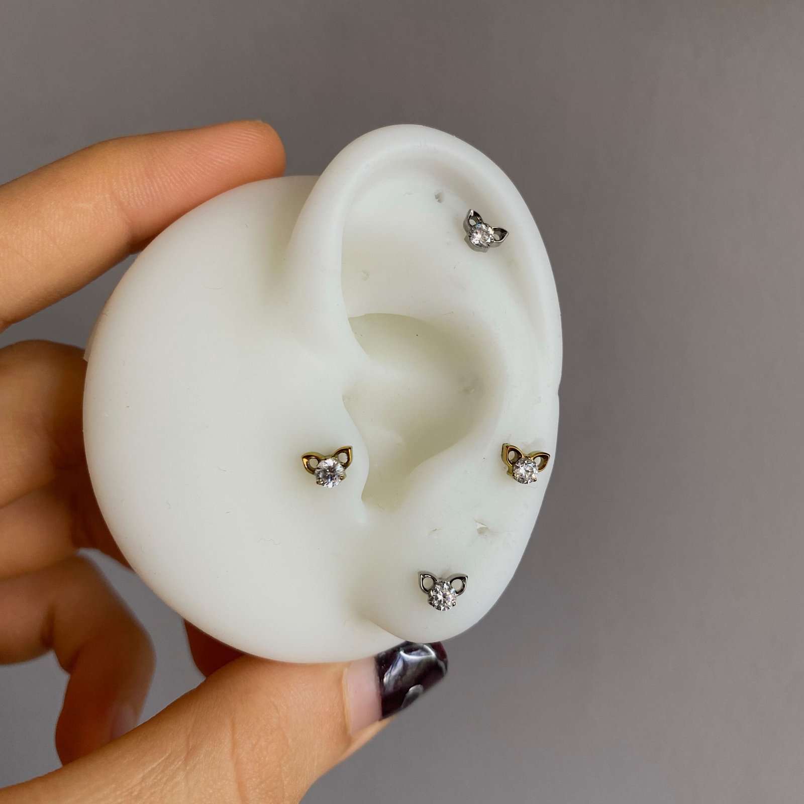 Labret Gato Zirconio Titanio - Image 5
