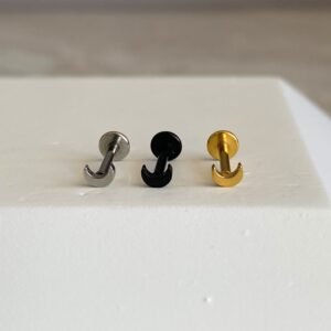 Labret Luna Acero