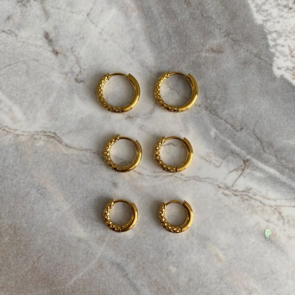 Elena Hoops, joyería Kalon para piercing de hélix