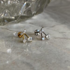 Labret Cerezas Titanio