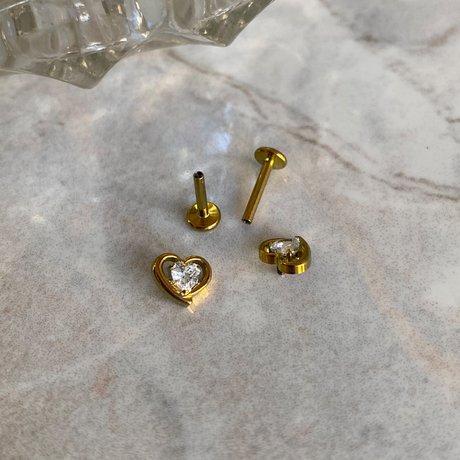 Labret Corazón Titanio - Image 2