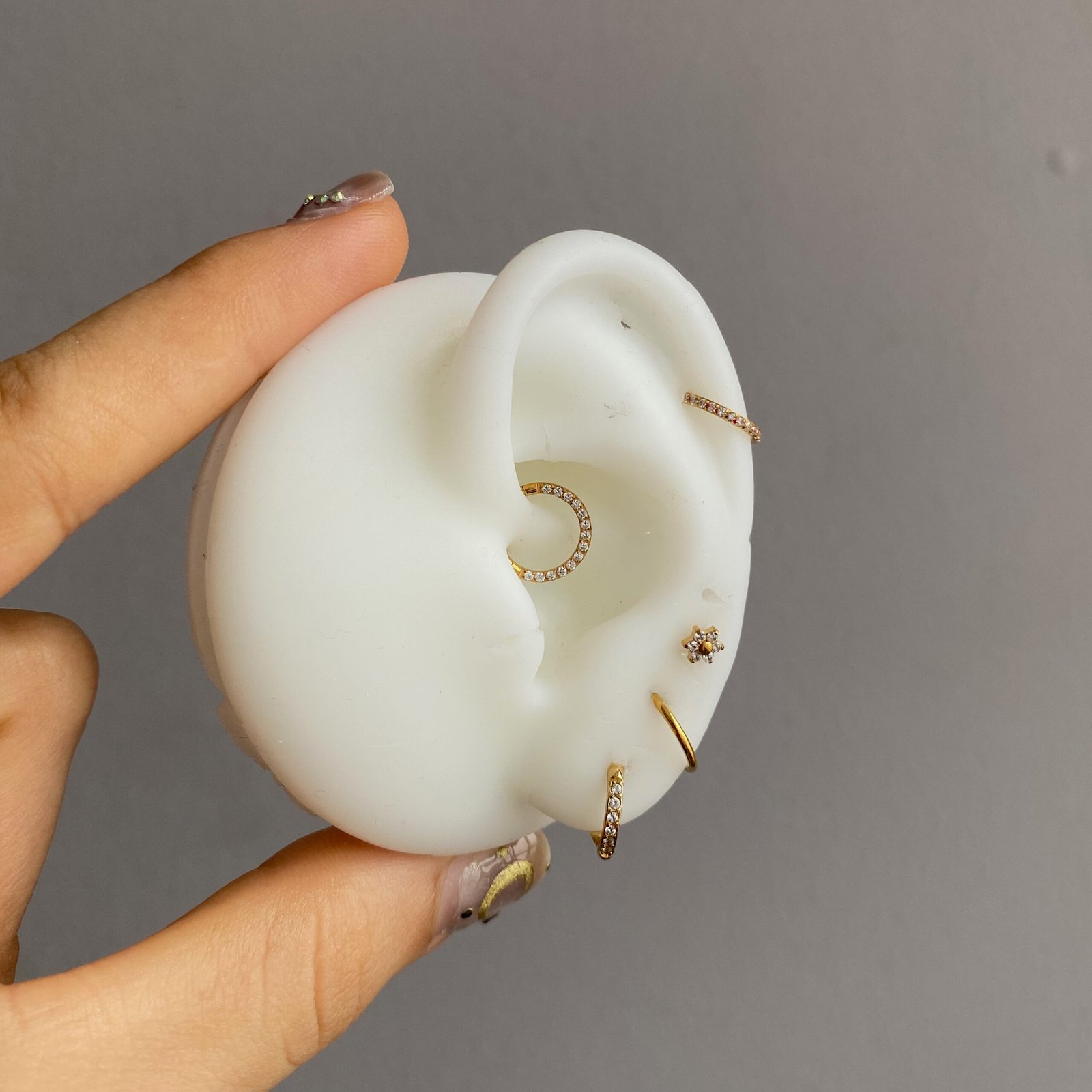Set Glow Acero, joyería para piercings de Kalon — vista 2