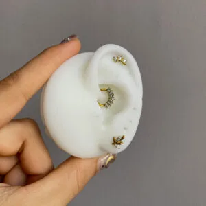 Set Olive Titanio, joyería para piercings de Kalon