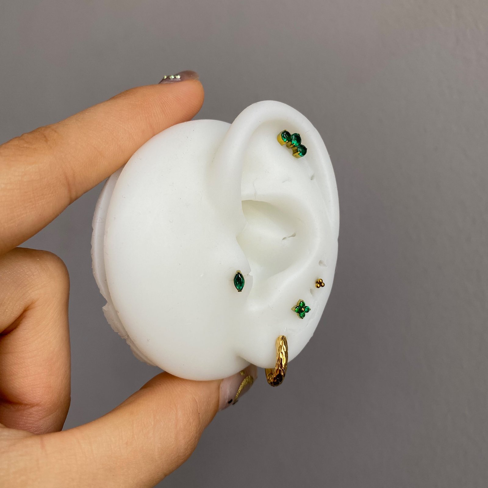 Set Zami Titanio, joyería para piercings de Kalon — vista 3