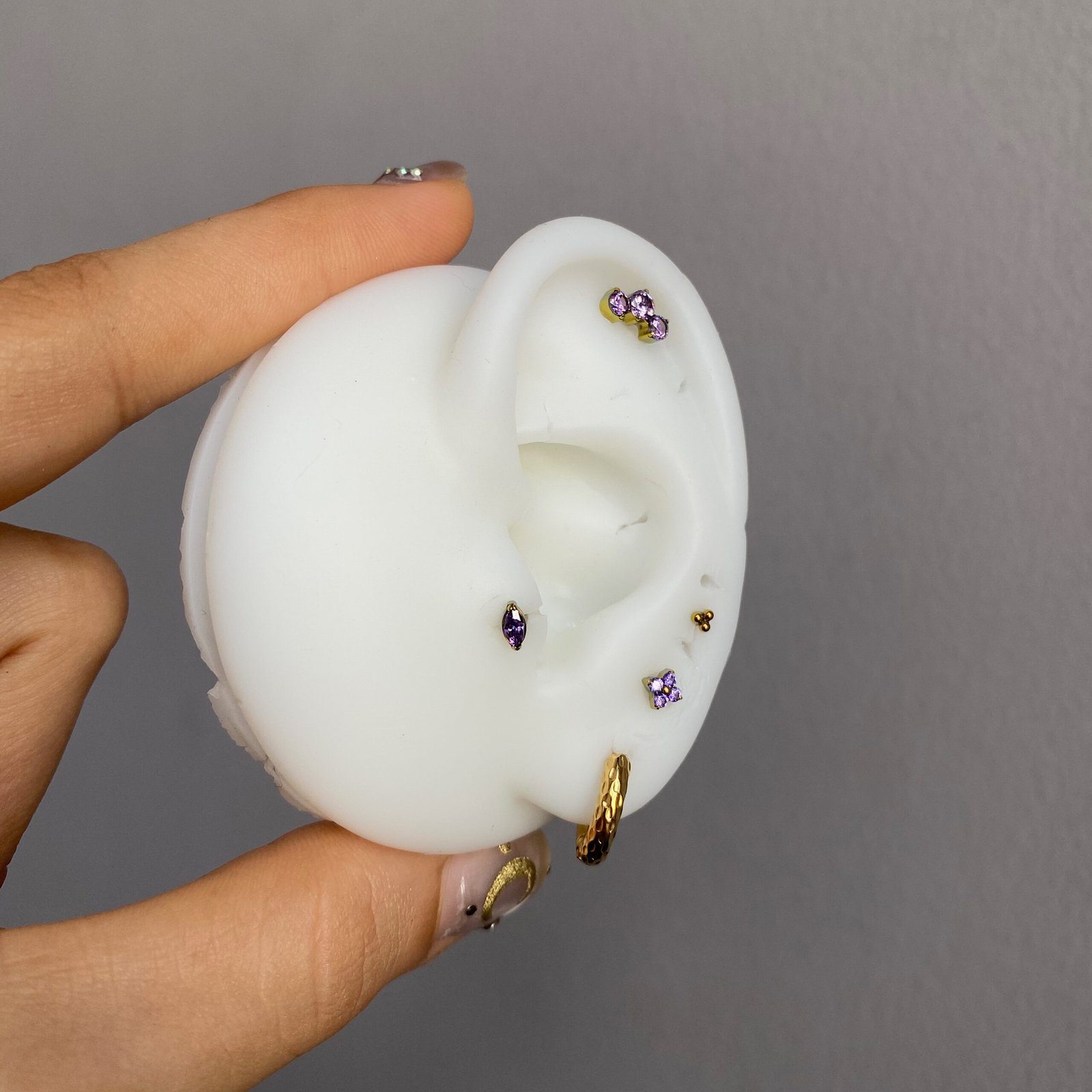 Set Zami Titanio, joyería para piercings de Kalon — vista 5